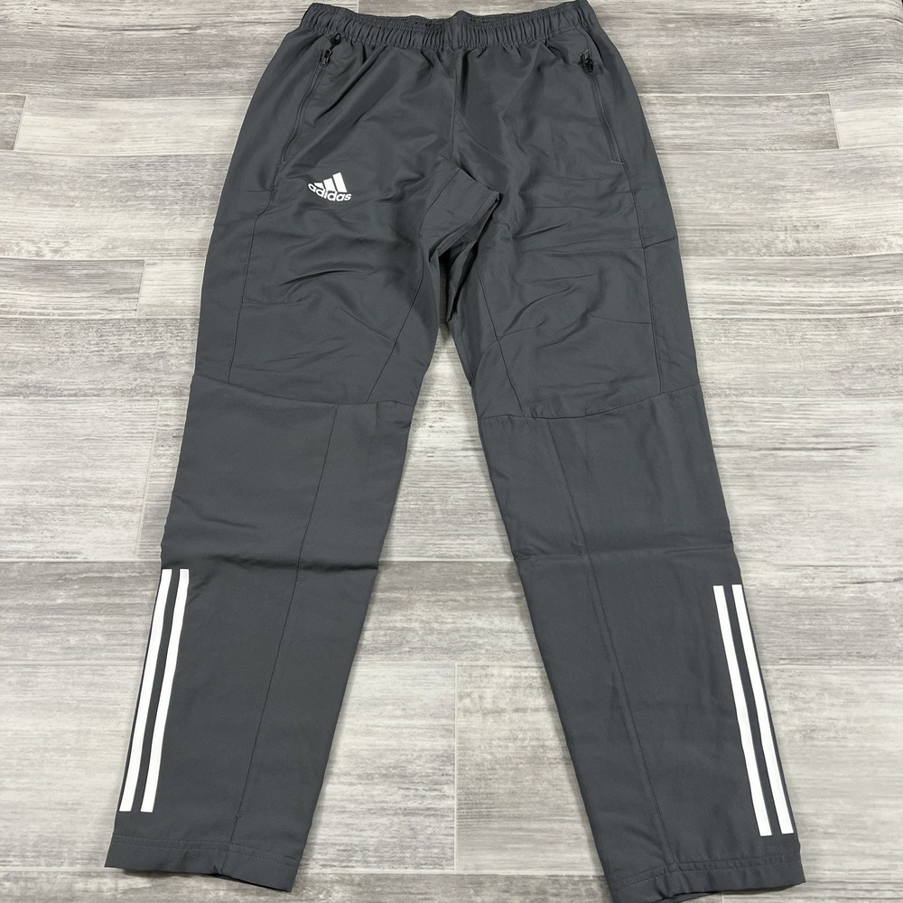 ADIDAS MEN'S SIZE SMLL HOCKEY RINK SUIT PANTS COLOR GREY GF8189 MULTI SPORTS NWT